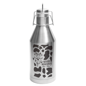 Stainless Steel Engraved Growler 64 oz. personalized gift
