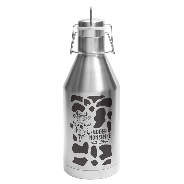 Stainless Steel Engraved Growler 64 oz. personalized gift