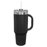 40 oz. Travel Mug with  Snap Lid AND Straw