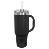40 oz. Travel Mug with  Snap Lid AND Straw