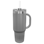 40 oz. Travel Mug with  Snap Lid AND Straw