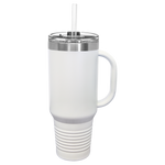 40 oz. Travel Mug with  Snap Lid AND Straw