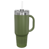 40 oz. Travel Mug with  Snap Lid AND Straw