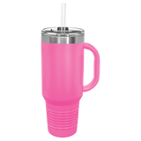 40 oz. Travel Mug with  Snap Lid AND Straw