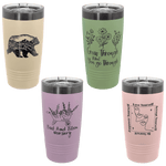 20 oz. Ghost Black ION-Plated Ringneck Tumbler with Slider Lid