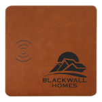 8" x 8" Laserable Leatherette Phone Charging Mat