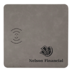8" x 8" Laserable Leatherette Phone Charging Mat