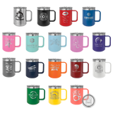 15 oz. Coffee Mugs with Slider Lid