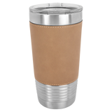 20 oz. Leatherette Grip Tumblers with Clear Lid