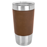 20 oz. Leatherette Grip Tumblers with Clear Lid