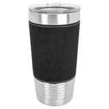 20 oz. Leatherette Grip Tumblers with Clear Lid