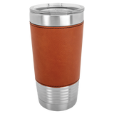 20 oz. Leatherette Grip Tumblers with Clear Lid