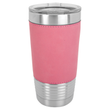 20 oz. Leatherette Grip Tumblers with Clear Lid