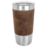 20 oz. Leatherette Grip Tumblers with Clear Lid