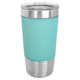20 oz. Leatherette Grip Tumblers with Clear Lid