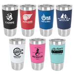 20 oz. Silicone Grip Tumblers with Clear Lid