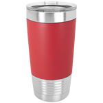 20 oz. Silicone Grip Tumblers with Clear Lid