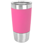 20 oz. Silicone Grip Tumblers with Clear Lid
