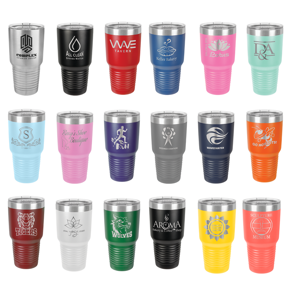 30 oz. Ringneck Tumbler With Clear Lid – Morganfly