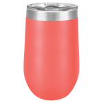 16 oz. Stemless Tumblers with Clear Lid