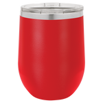 12 oz. Stemless Wine Tumblers with Clear Lid