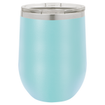 12 oz. Stemless Wine Tumblers with Clear Lid