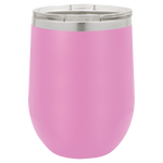 12 oz. Stemless Wine Tumblers with Clear Lid