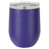 12 oz. Stemless Wine Tumblers with Clear Lid