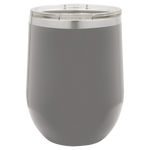 12 oz. Stemless Wine Tumblers with Clear Lid