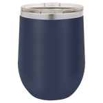 12 oz. Stemless Wine Tumblers with Clear Lid