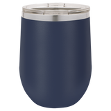 12 oz. Stemless Wine Tumblers with Clear Lid