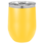 12 oz. Stemless Wine Tumblers with Clear Lid